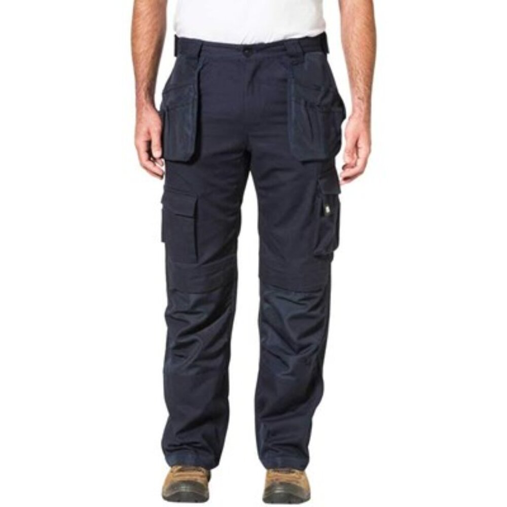 CAT- Mens Trademark Trouser, size 38W x 30L US mens, color blue.